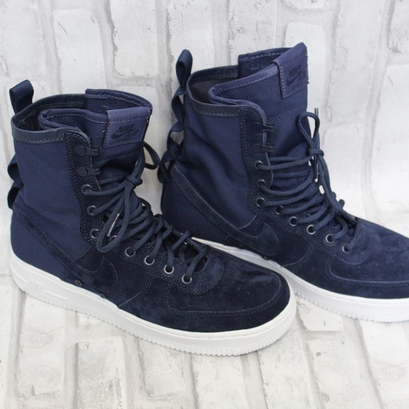 nike air high tops blue